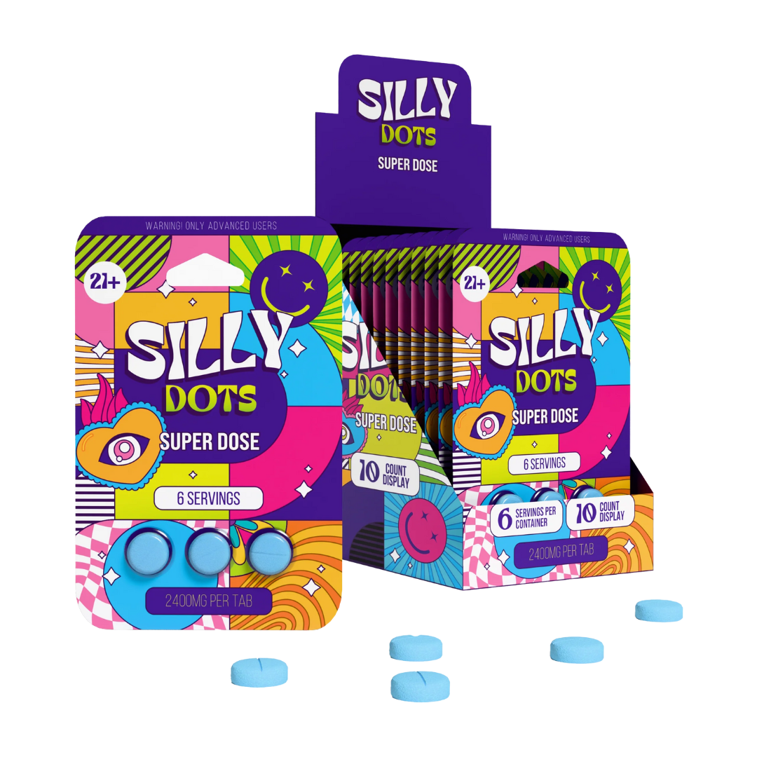 SILLY DOTS - SUPER DOSE 2400MG PER TABLET 3PK 10CT/ BOX