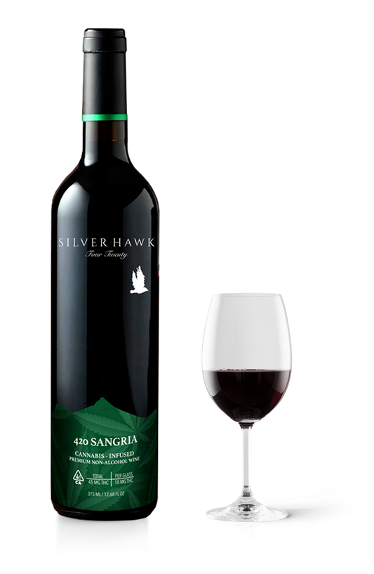 SILVER HAWK - HEMP-INFUSED SANGRIA 22.5MG THC 375ML / 12.68oz