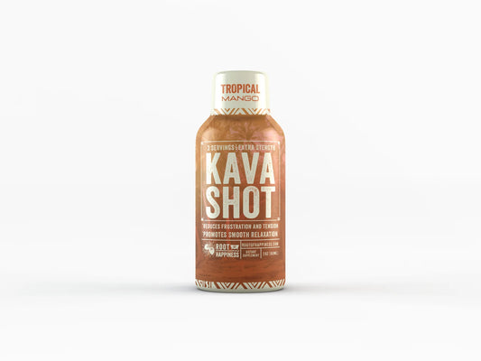 ROOT OF HAPPINESS - KAVA SHOT 2oZ  - 12PACK / BOX