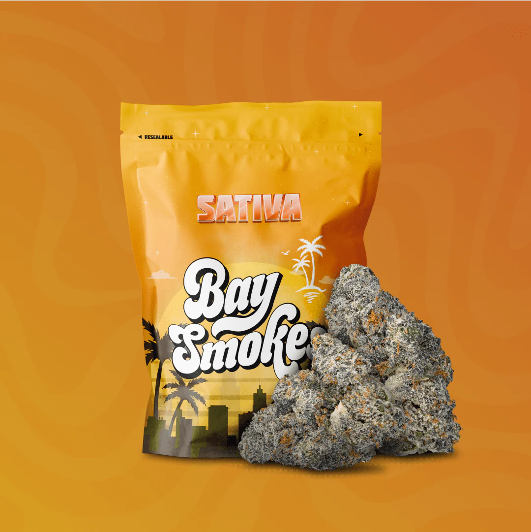 BAY SMOKES - SPACE JUNKY (SATIVA) THCa HEMP FLOWER 3.5GM / JAR