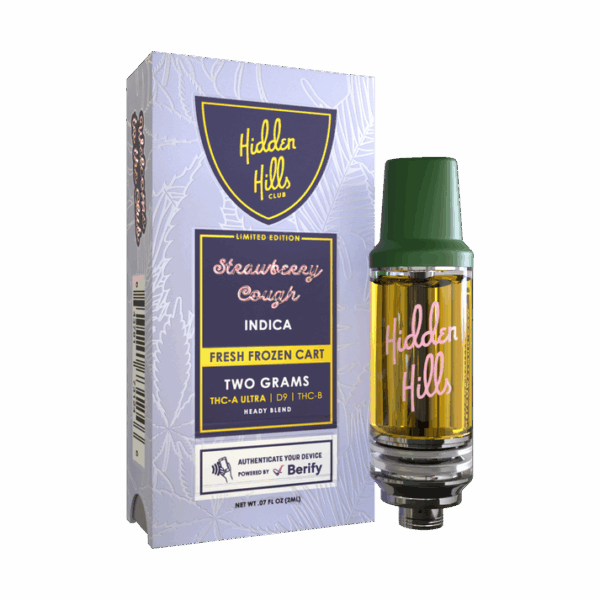 HIDDEN HILLS HEADY BLEND CARTRIDGE 2G |THC-A ULTRA | D9 | THC-B - 5PK
