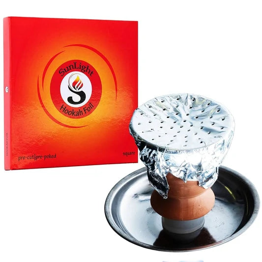 SUNLIGHT - HOOKAH FOIL 12MM SQUARE FOIL 1PACK