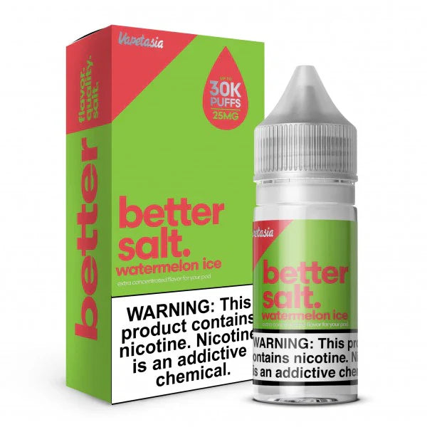 VAPETASIA - BETTER SALT E LIQUID 30ML BOTTLE
