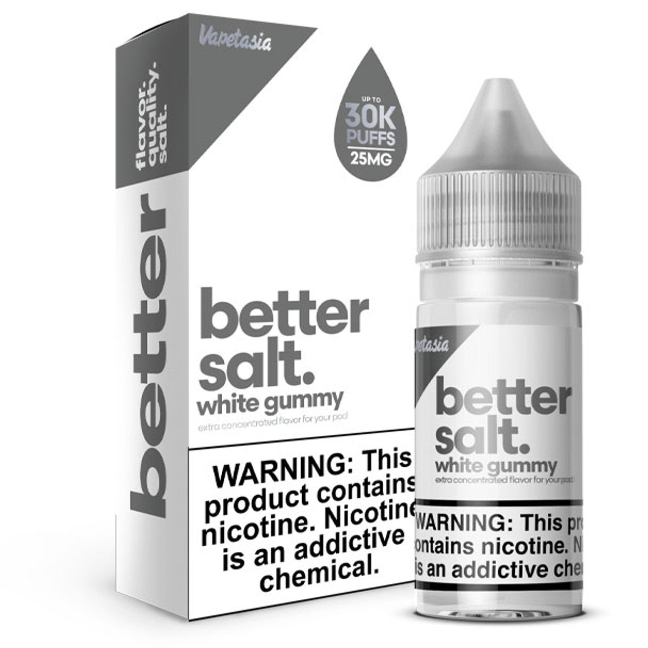 VAPETASIA - BETTER SALT E LIQUID 30ML BOTTLE
