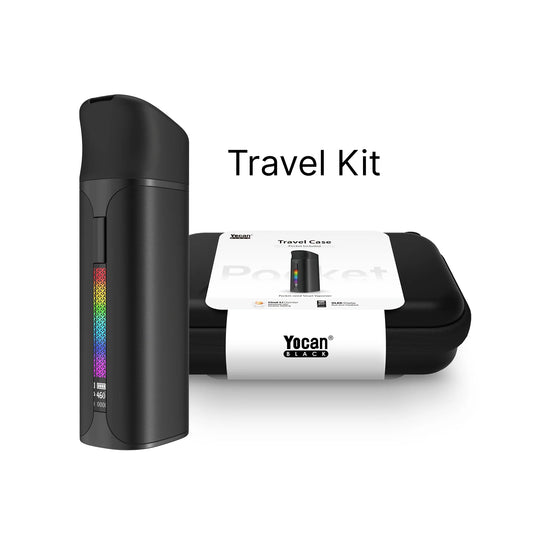 YOCAN TRAVEL CASE POCKET SIZED SMART VAPORIZER BLACK