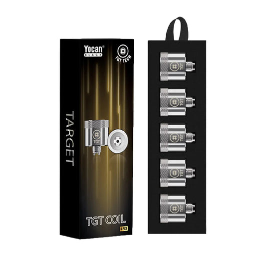 YOCAN - BLACK TGT REPLACEMENT COIL 5PACK / BOX
