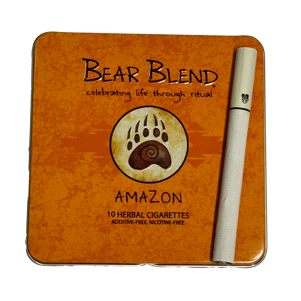 BEAR BLEND - AMAZON  HERBAL CIGARETTES - 10PACK/TIN