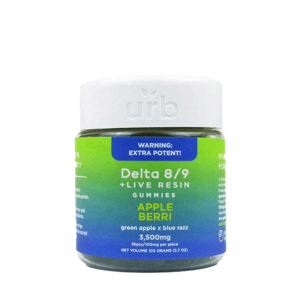 URB - D8/D9 THC GUMMY GETAWAY BARBADOS  3500MG-PACK - 6COUNT|BOX