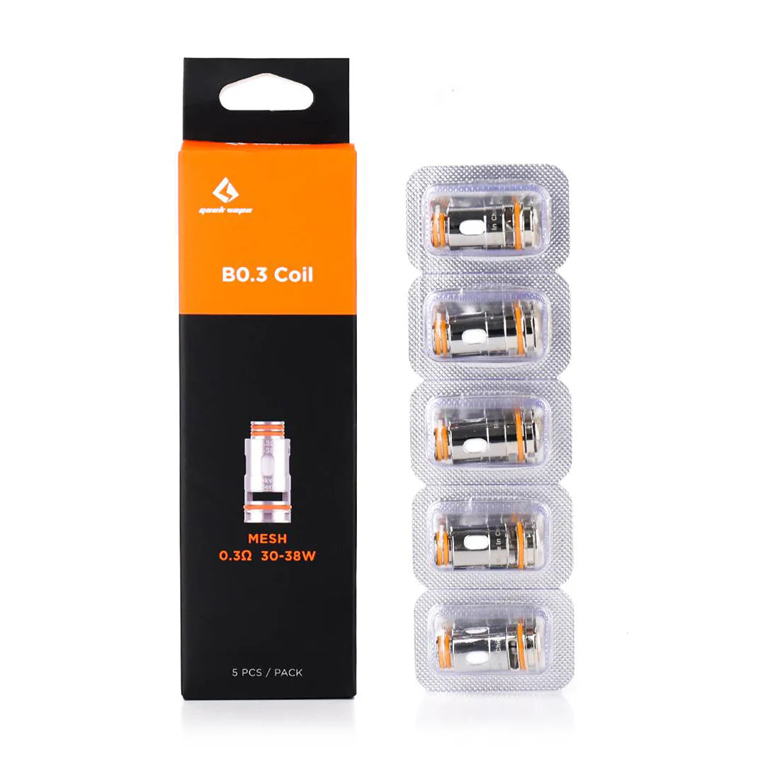 GEEK VAPE - B 0.3  30W-38W COIL / 5PACK