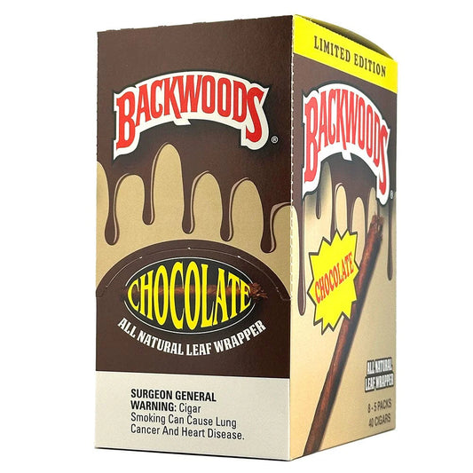 BACKWOOD -  CHOCOLATE LIMITED EDITION CIGARS - 8 Packs of 5