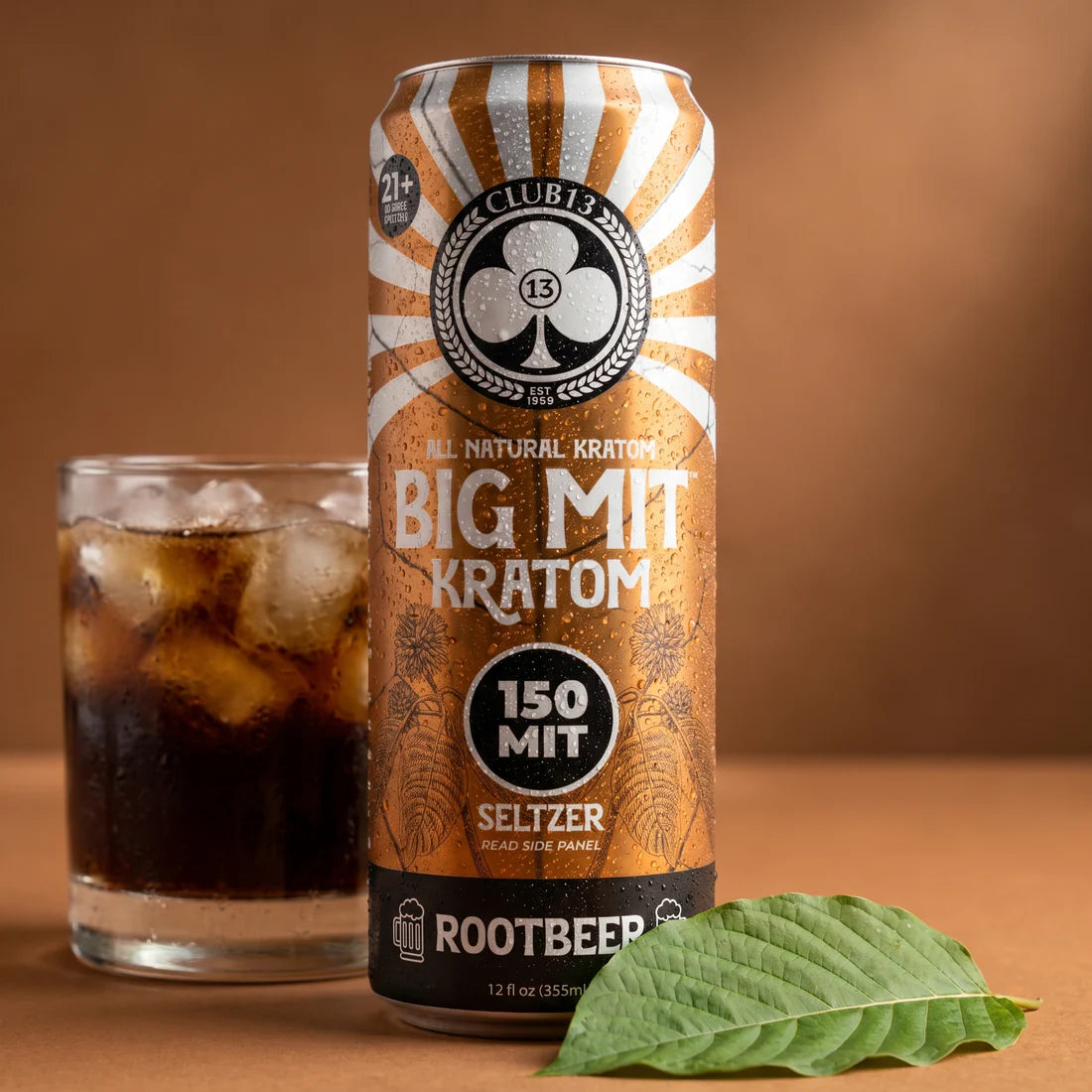 CLUB 13 - BIG MIT KRATOM SELTZER 150MIT - 12OZ