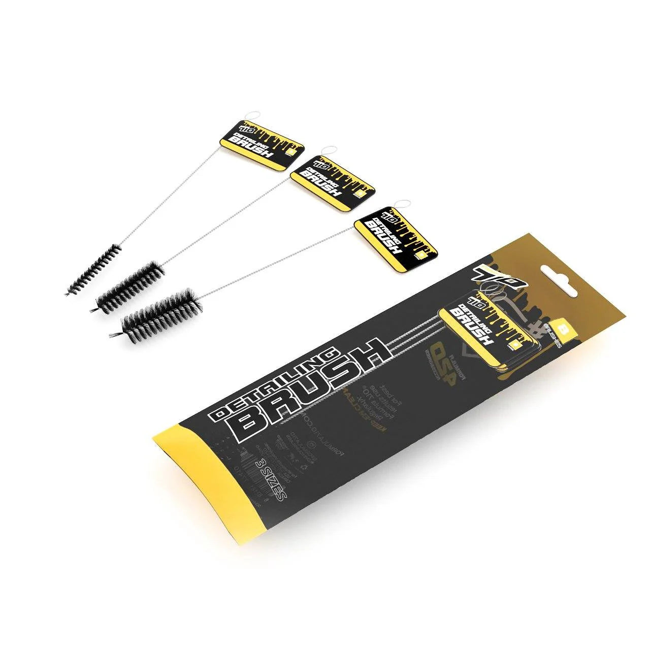 FORMULA 710 DETAILING BRUSH SET OF 3PACK