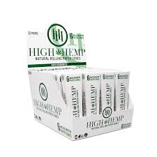 HIGH HEMP NATURAL ROLLING PAPER CONES