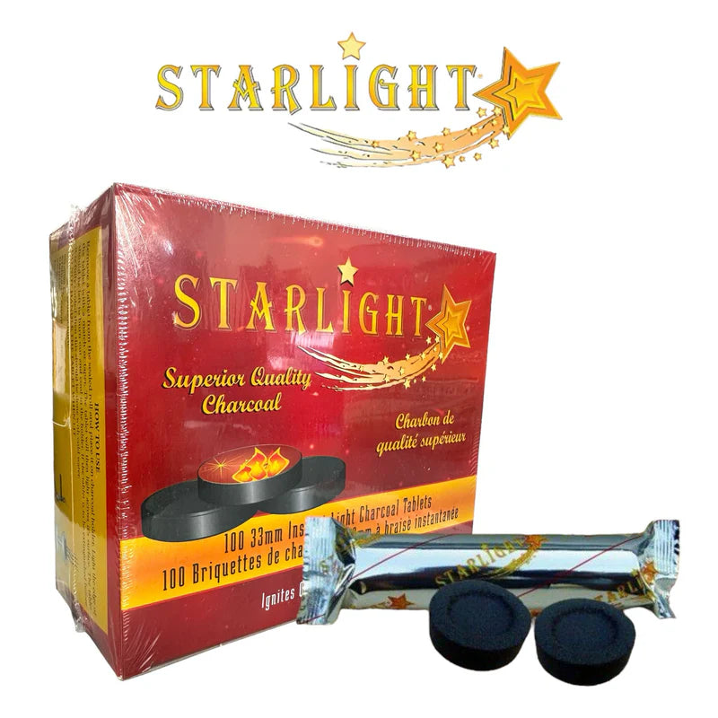STARLIGHT CHARCOAL 33MM - 10PACK/BOX
