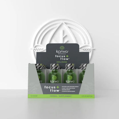 BOTANICALS - KANVA FOCUS + FLOW KAVA AND KRATOM 12COUNT / BOX