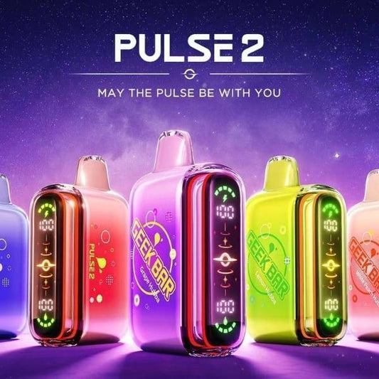 GEEK BAR  - PULSE 2 BOOST MODE PUFF-25K NORMAL PUFF-15K - 5PACK BOX