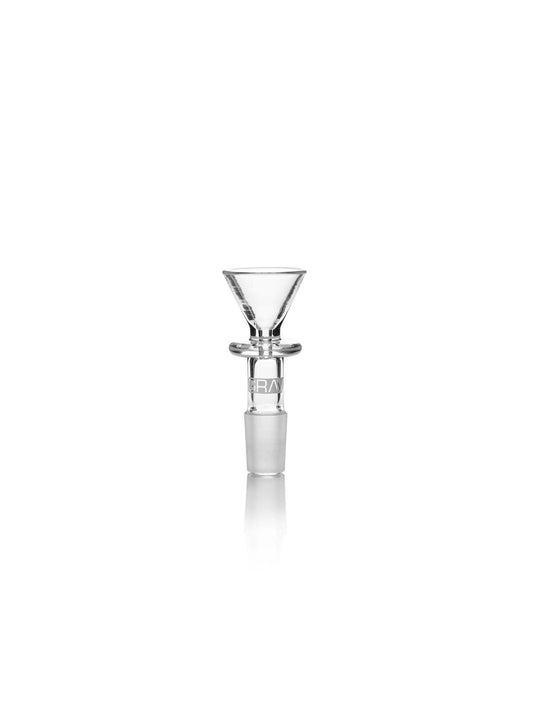 GRAV - 14MM FUNNEL BOWL - CLEAR