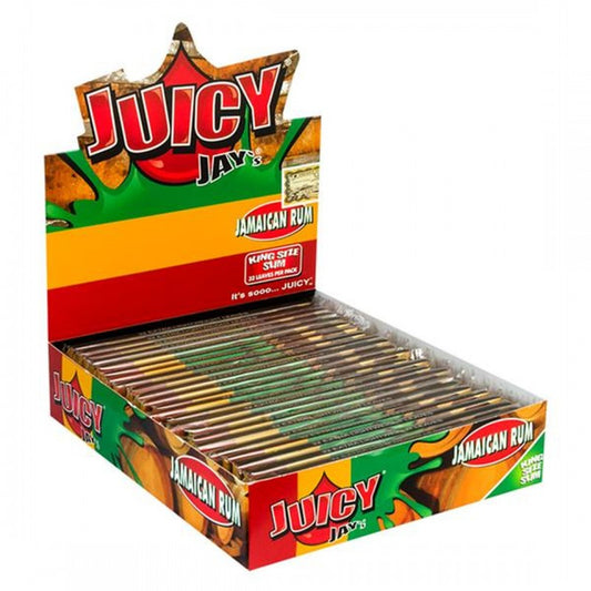 JUICY JAY'S - KING SIZE SLIM ROLLING PAPER 24COUNT / BOX