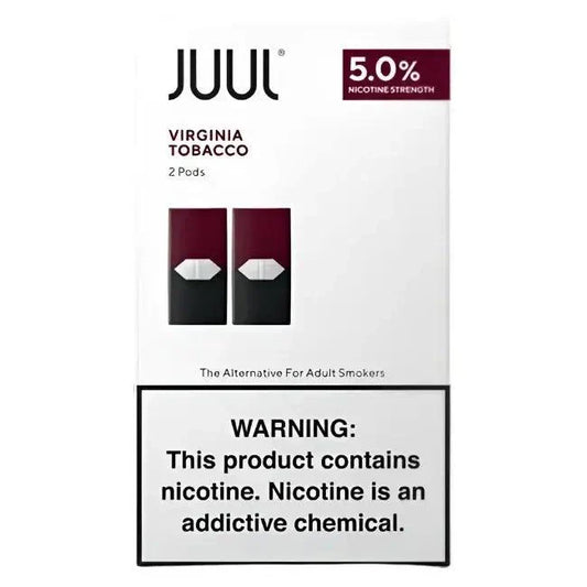 JUUL - 5% NICOTINE (22.40ML) PODS DISPLAY 2PK OF 8PKS IN A BOX