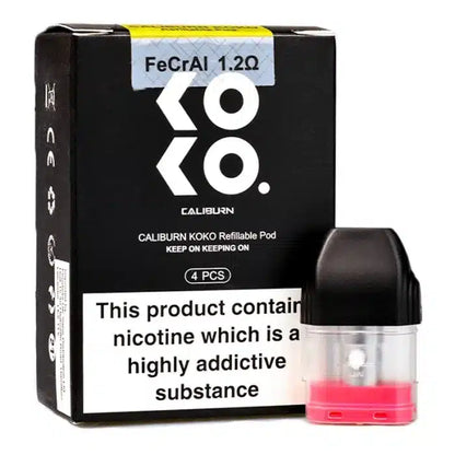 UWELL CALIBURN - KOKO REPLCEMENT POD CARTRIGES -  4PACK