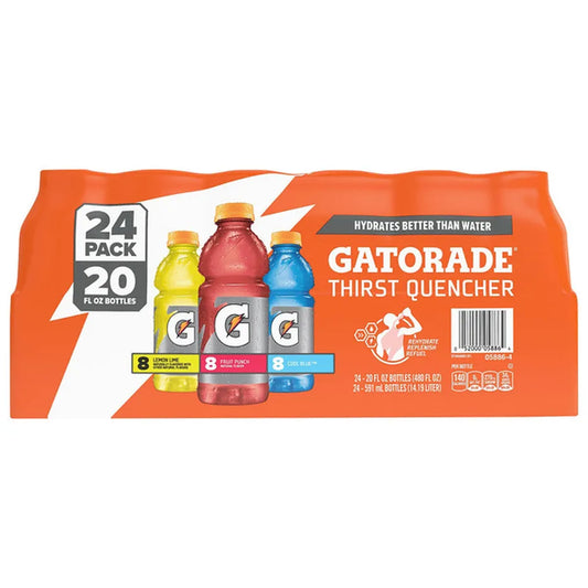 GATORADE - SPORTS DRINKS VARIETY PACK, 20 fl. oz., 24/PACK