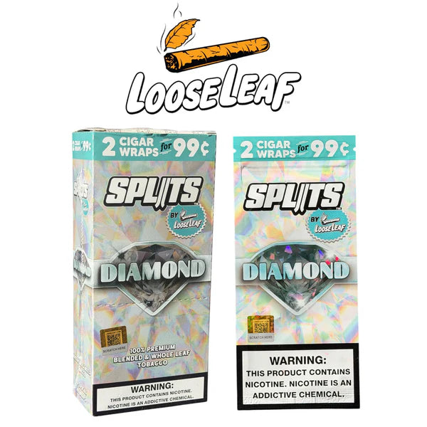 LOOSE LEAF - SPLITS DIAMOND FOR $0.99 - 20PACK/BOX