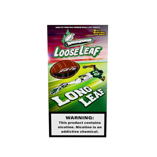 LOOSE LEAF - LONG NATURAL LEAF WRAP 10 - 2PACK / 20COUNT