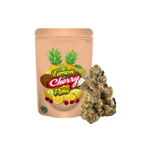 HIDDEN HILLS -  LEMON CHERRY PINA - PREMIUM INFUSED THCA FLOWER 3.5GM / BAG