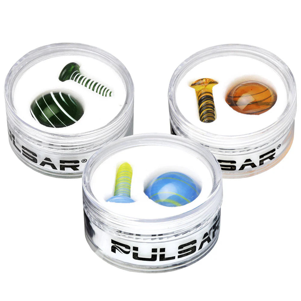 PULSAR - TREP SLURPER SCREW & MARBLE SET | Cool Banger Inserts