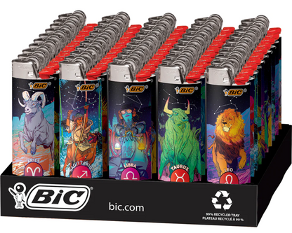 BIC - ASTROLOGY HOROSCOPE ZODIAC SING SPECIAL EDITION LIGHTER | 50COUNT DISLAY |