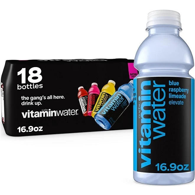 GLACEAU VITAMIN WATER VARIETY PACK  16.9 fl. oz., 18 PACK.