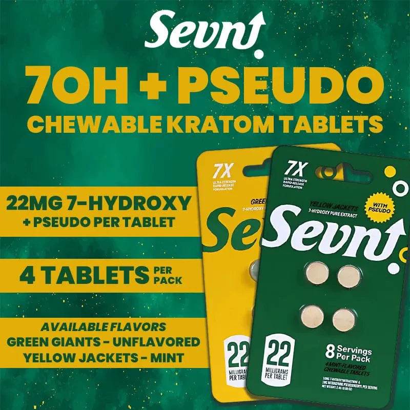SEVN-7X ULTRA STRENGHT HYDROXY WITH PSEUDO 22MG PER TABLET 4PK 10CT/ BOX