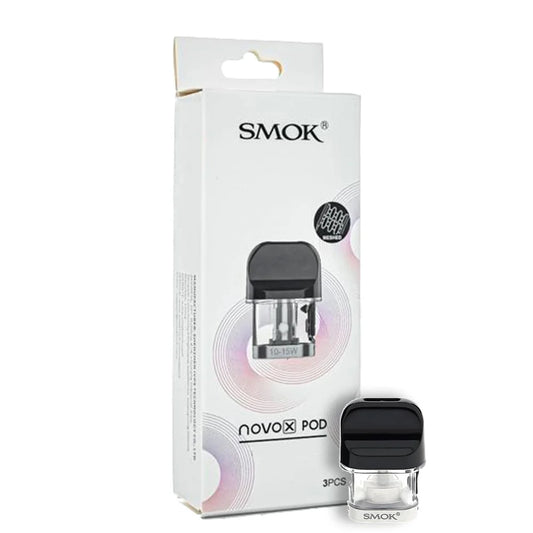 SMOK NOVO X CLEAR REPLACEMENT POD 3PACK / BOX
