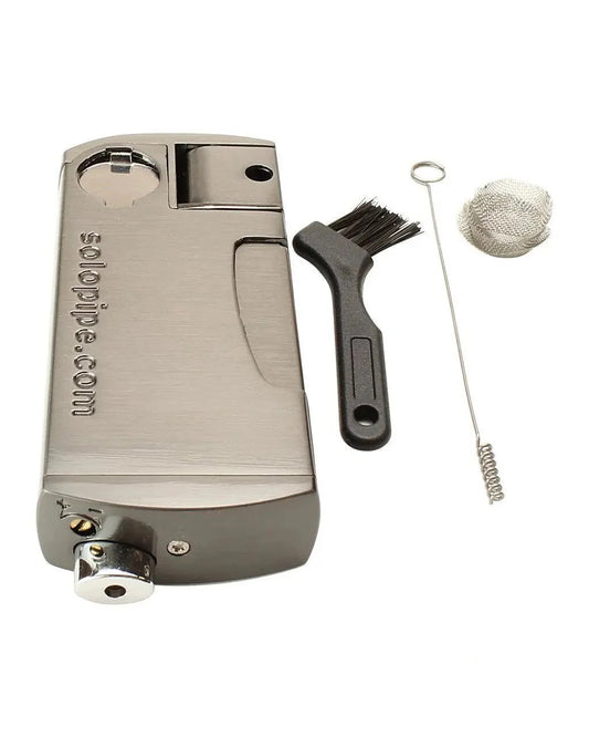 THE ORIGINAL SOLOPIPE  SELF IGNITING PIPE (GLASS BOWL INCLUDED)