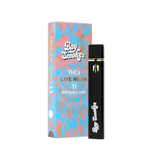 BAY SMOKERS - LIVE RESIN THCa 1G DISPOSABLE VAPE