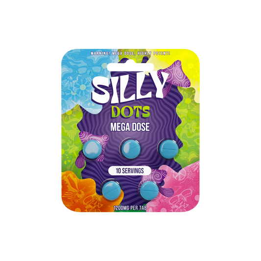 SILLY DOTS MEGA DOSE 1200MG PER TABLET 5PK 10CT/ BOX
